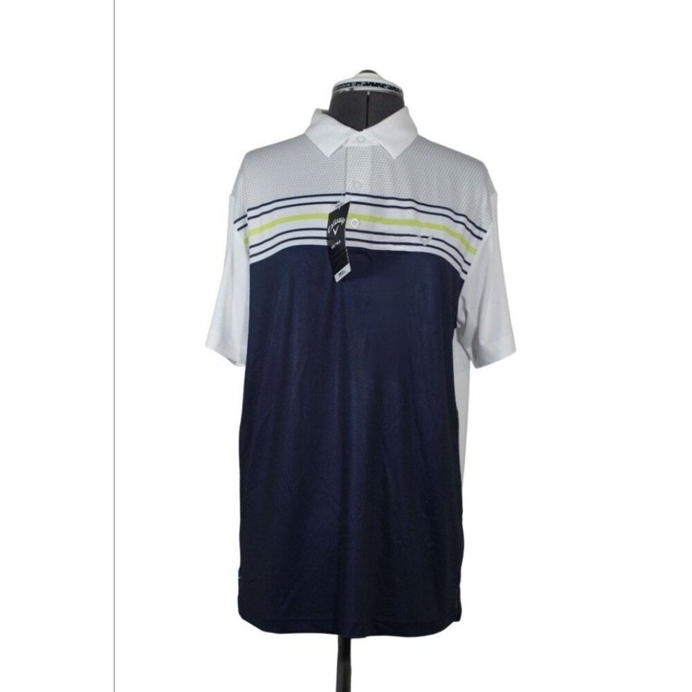 Callaway men's Opti-Dri short sleeve collared performance golf polo shirt